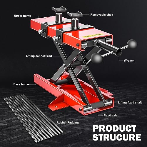 1000lbs Capacity Motorcycle Lift Table Y376