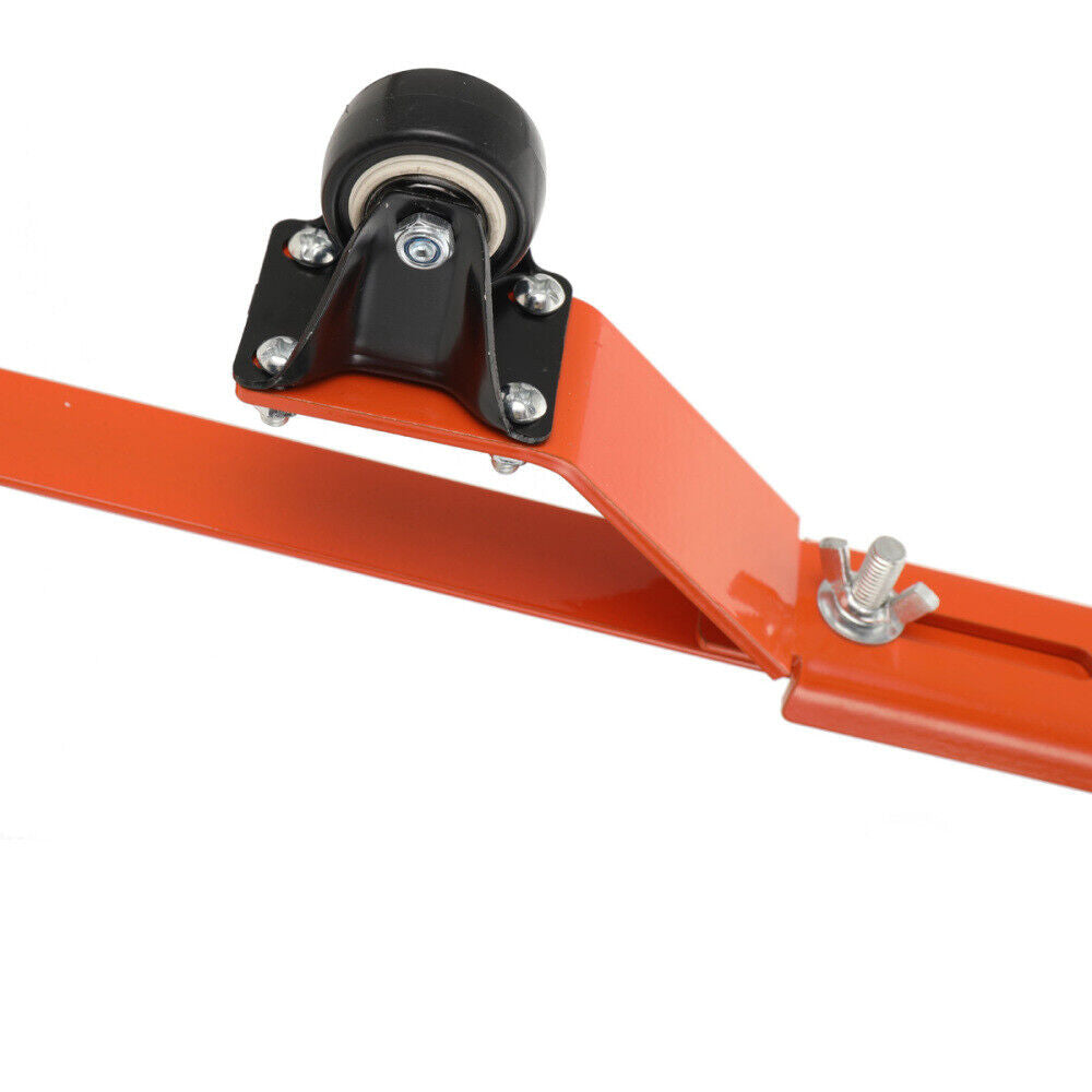 2 Pack Heavy Duty Steel Ladder Roof Hook with Wheel I3714