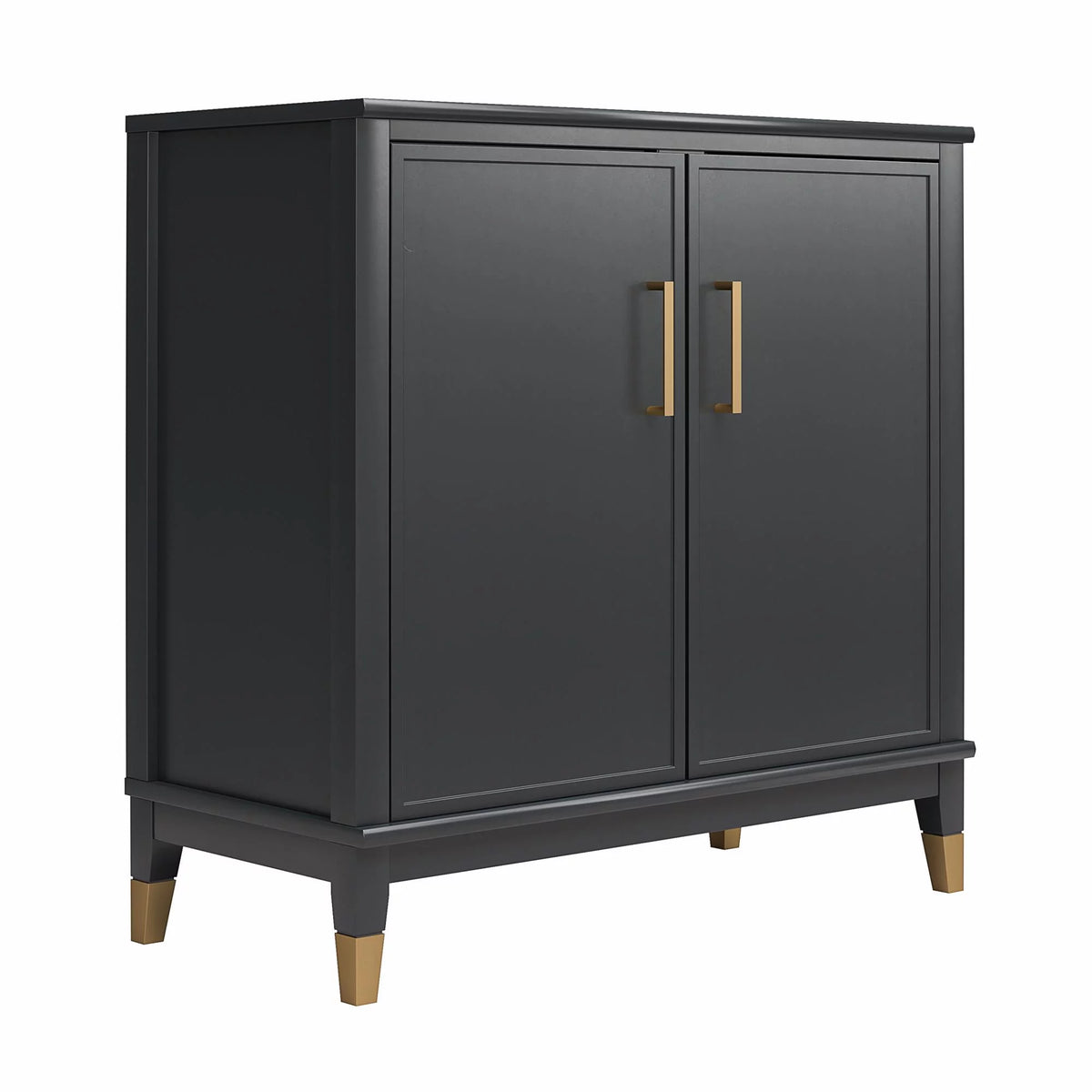 Black 2-Door Accent Cabinet P109674
