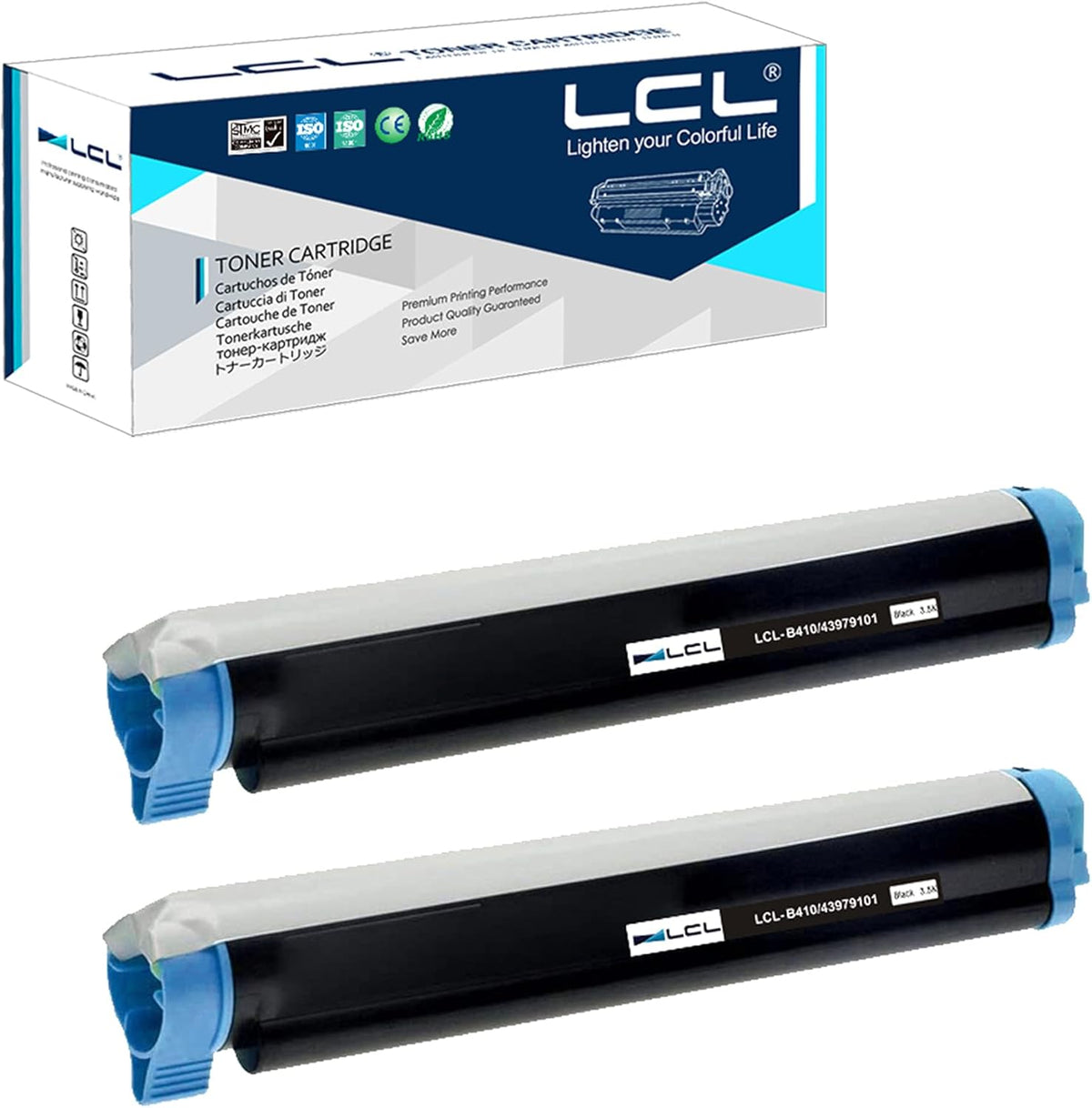 2-Pack Black Toner Cartridge K1044