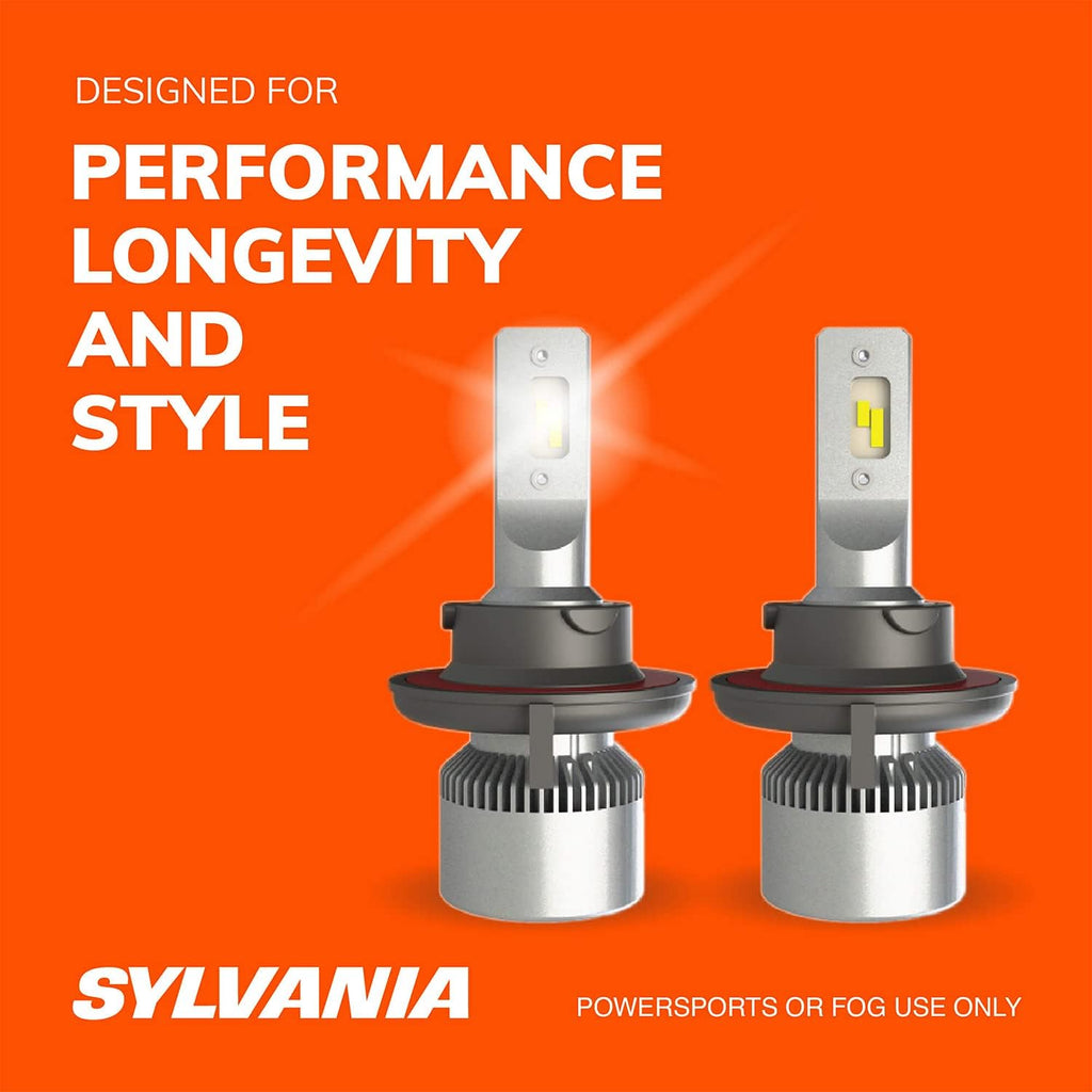 H13 6000K LED Headlight Replacement Bulbs, Cool White (2 Pack) V7541