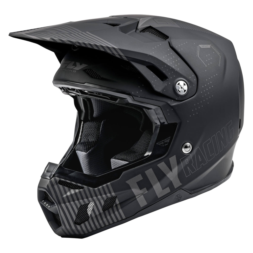 Matte Grey Black Youth Large Helmet K1812