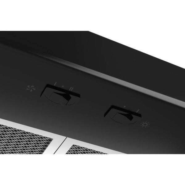 Black Under Cabinet Range Hood T9714