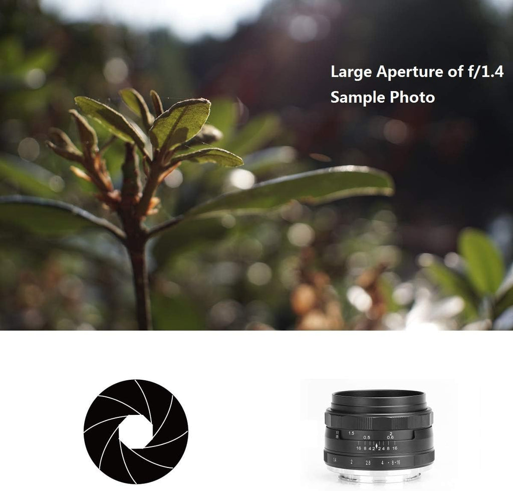 35mm F/1.4 Manual Focus Lens for Fujifilm Mirrorless Camera O715