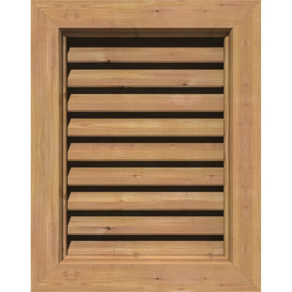 Unfinished Functional Vertical Gable Vent A476