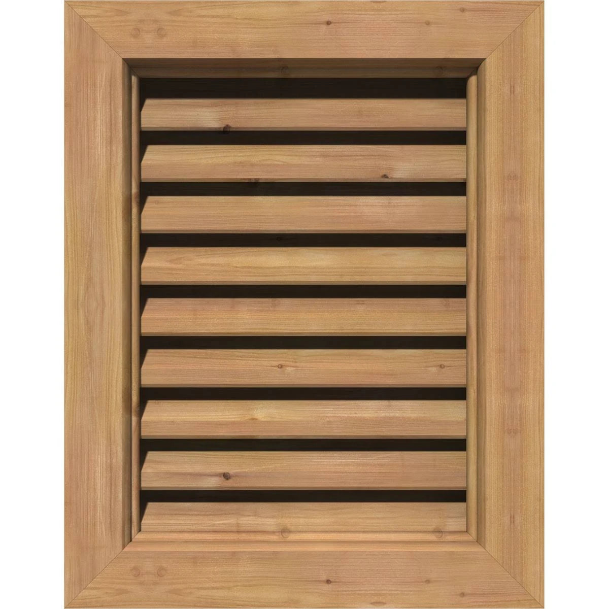Unfinished Functional Vertical Gable Vent A476