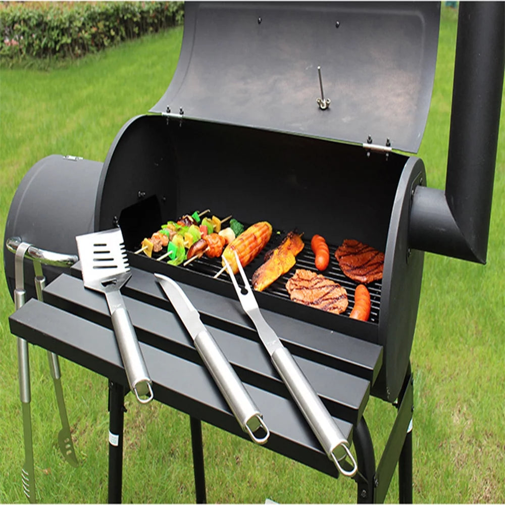 Charcoal Grill Offset Smoker with Cover K44128