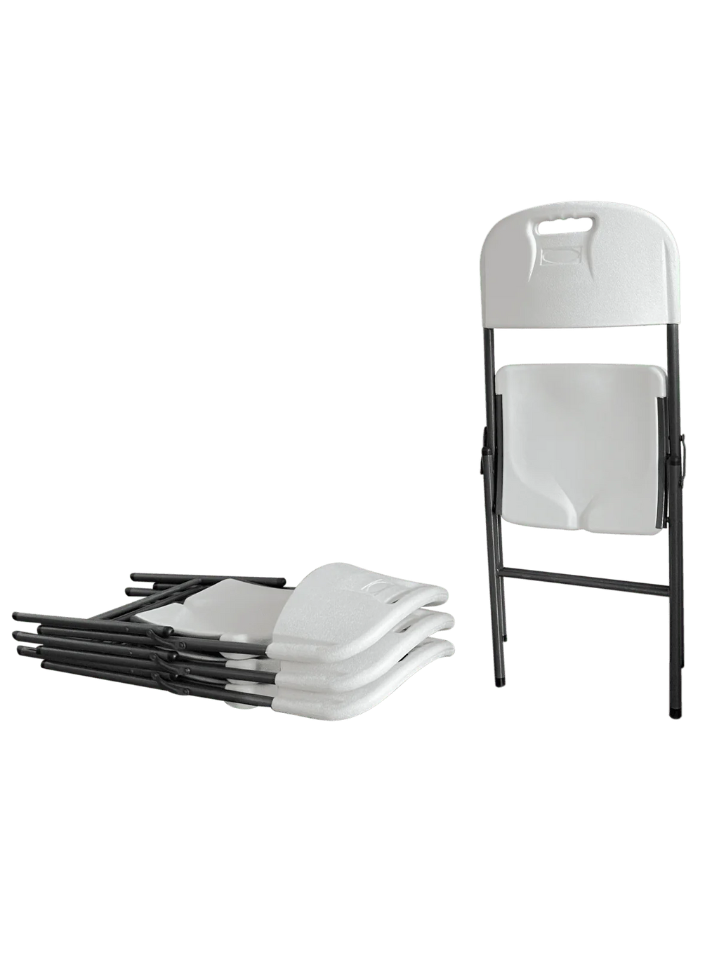 Folding Chairs 4 Pack Plastic Stackable D113574