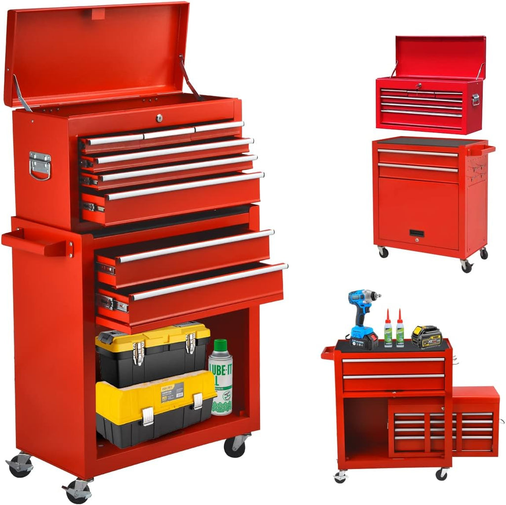 8-Drawer Rolling Tool Chest with Wheels H238778