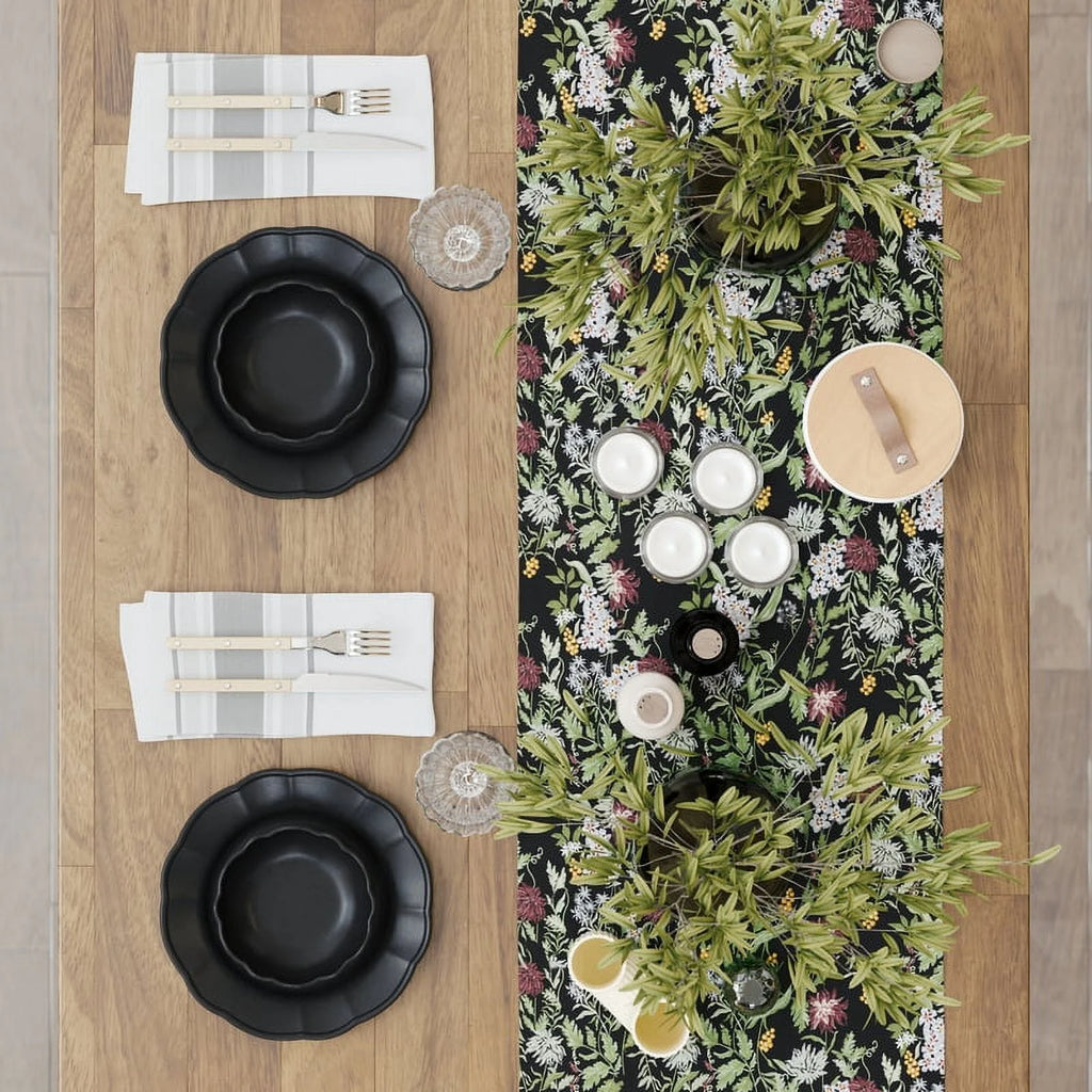 Black 12 Piece Stoneware Dinnerware Set S98573