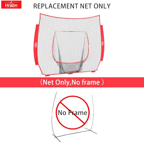 7-Strand Heavy Duty Knotless Polyester Baseball & Softball Replacement Net V68711