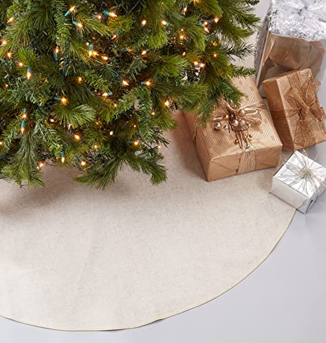Linen Christmas Tree Skirt 56" K439078