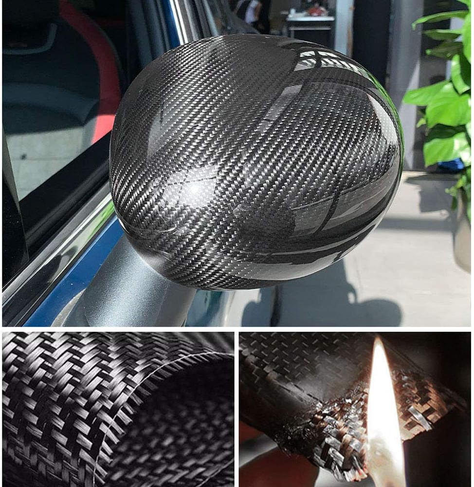Carbon Fiber Rear Mirror Cover Overlay Shell for Mini Cooper K1538