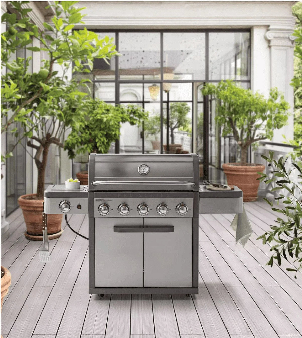 5-Burner Gas Grill Stainless Steel X996