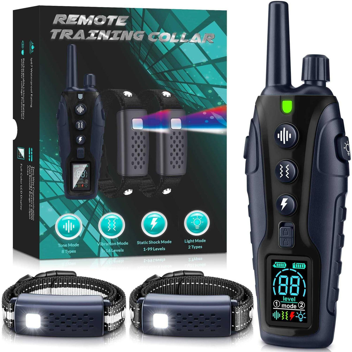Dog Training Collar 2 Dogs Q120