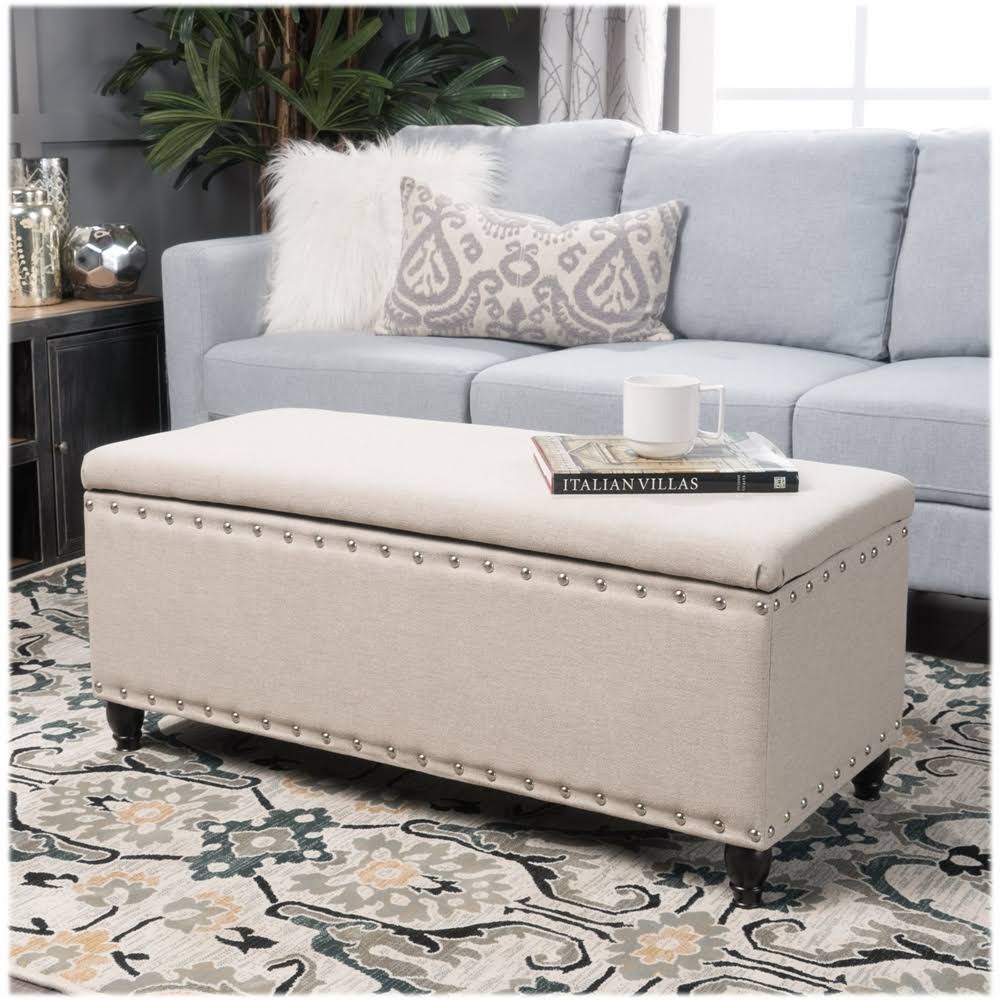Bench Ottoman Dark Brown/Wheat X76573