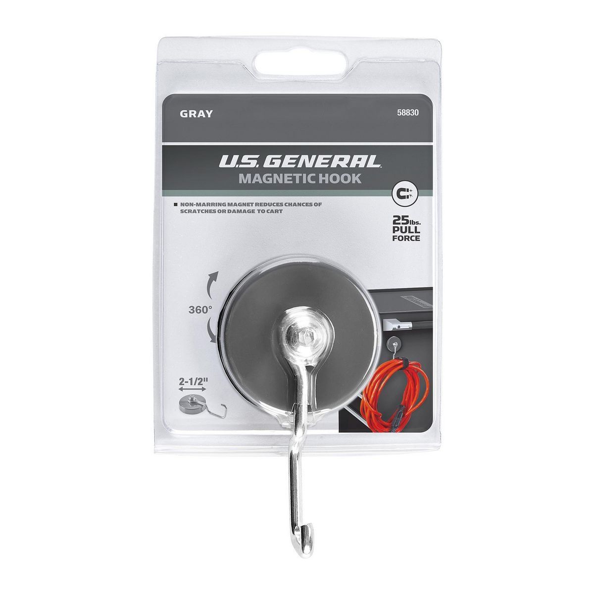 25 lb. Magnetic Hook J8806