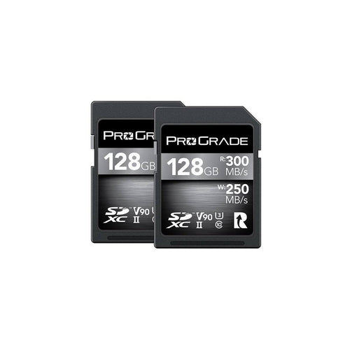 128GB UHS-II SDXC Memory Card (2-Pack) S357
