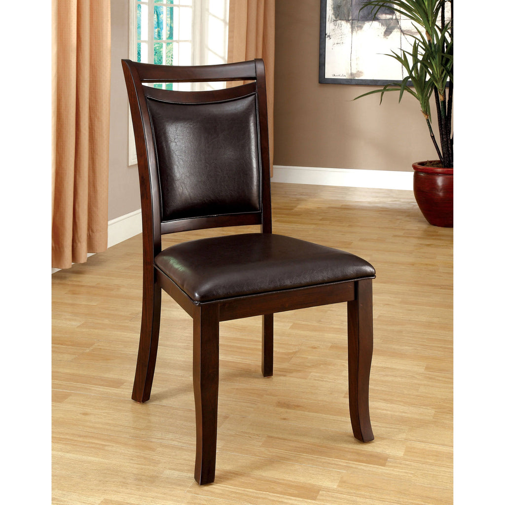 Espresso Side Chairs (Set of 2) Q46991