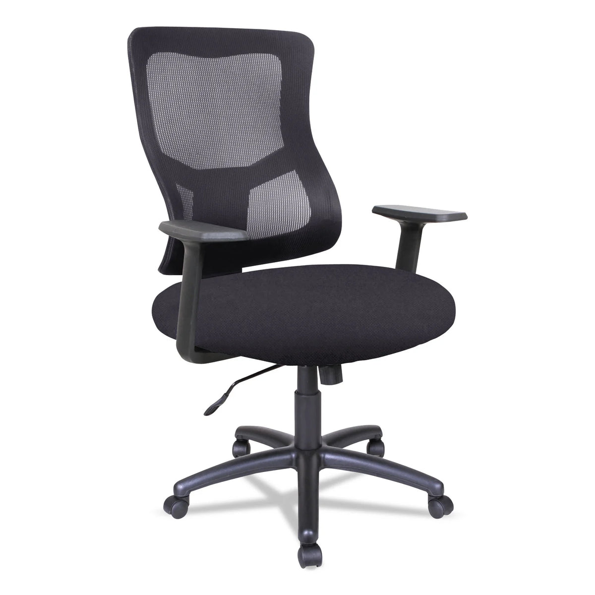 Black Mesh Mid-Back Swivel Tilt Chair O562858