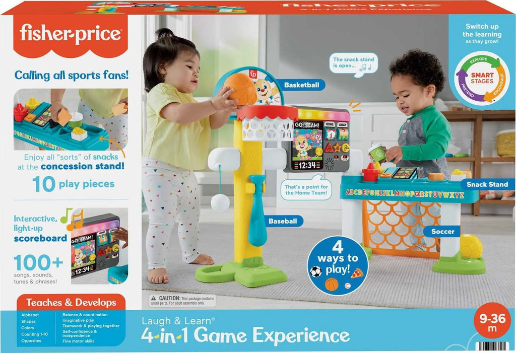 4-in-1 Sports Activity Center Toddler Learning Toy O576221