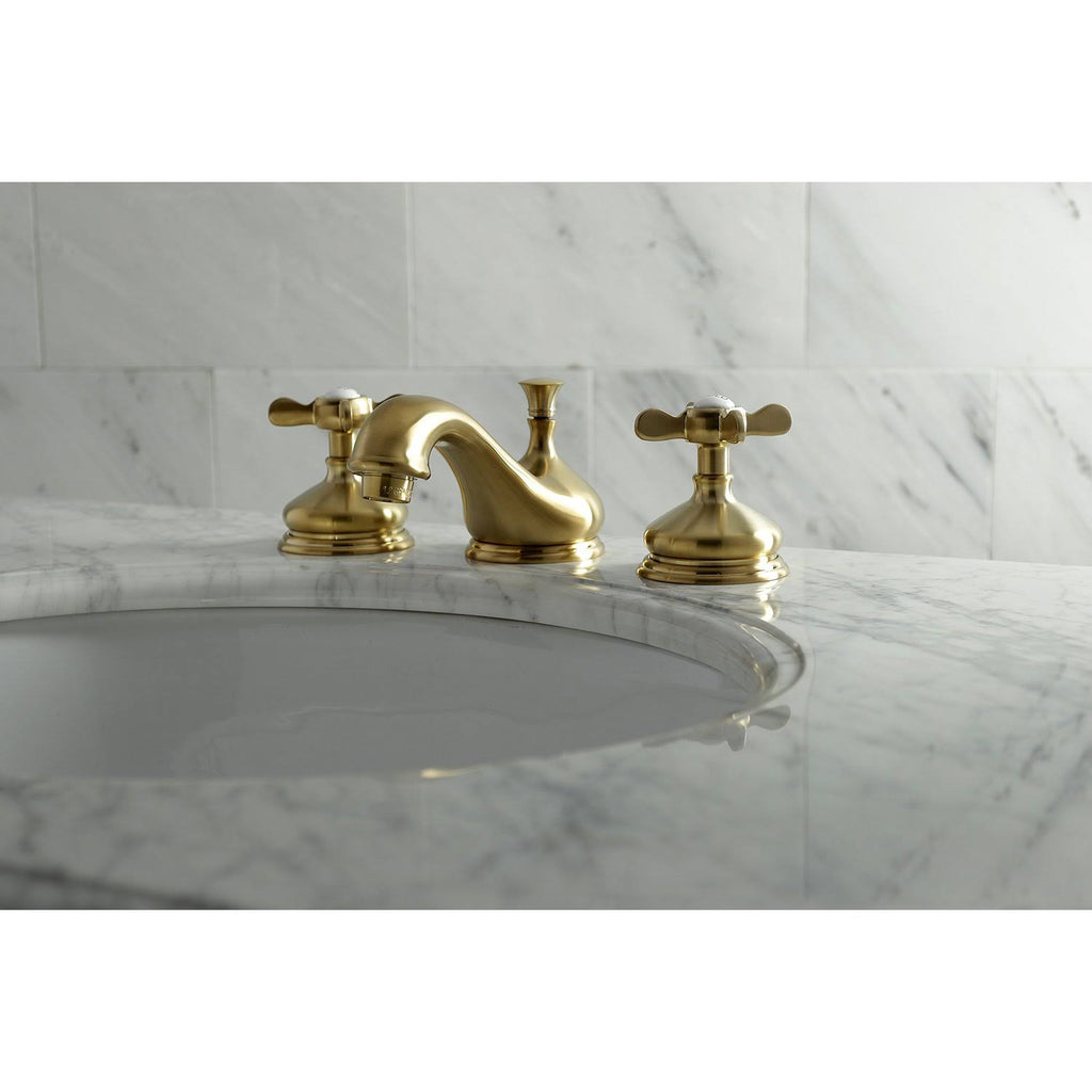 Polished Brass Widespread Lavatory Faucet D72753