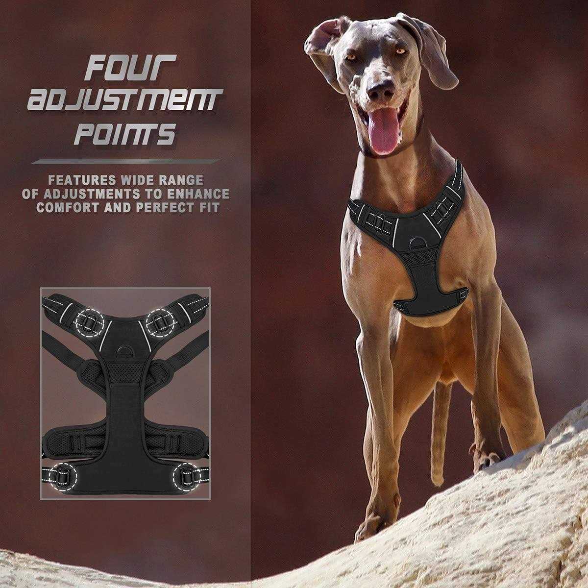 No Pull Reflective Dog Harness with Easy Control Handle N654131