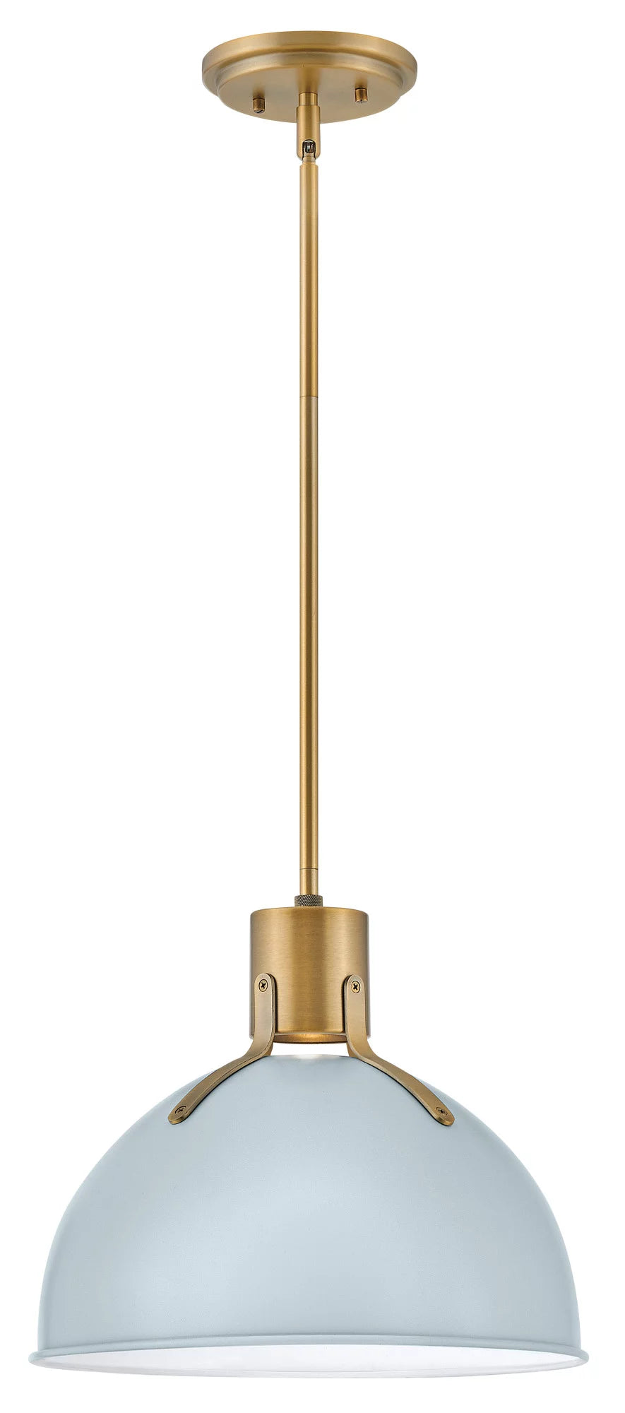 14 Inch 6.5W 1 LED Small Pendant Satin Black Finish N97259