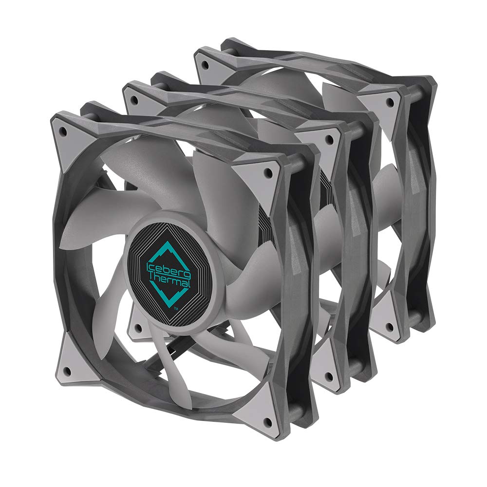 Black 120mm PWM Case Fan (3-Pack) S6370