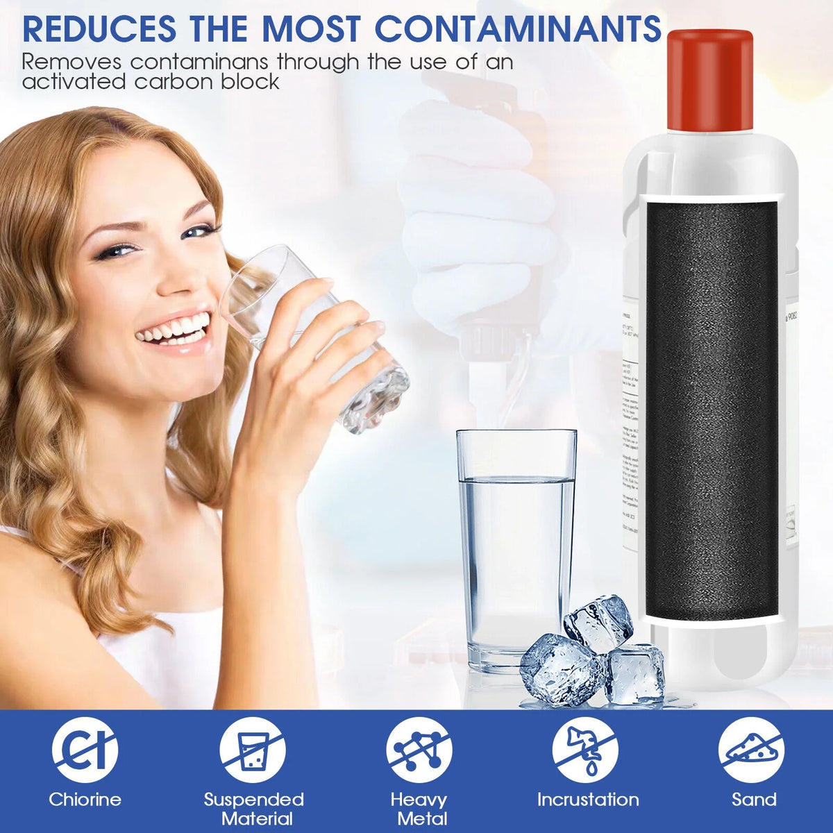 4 Pack Refrigerator Water Filter P239010