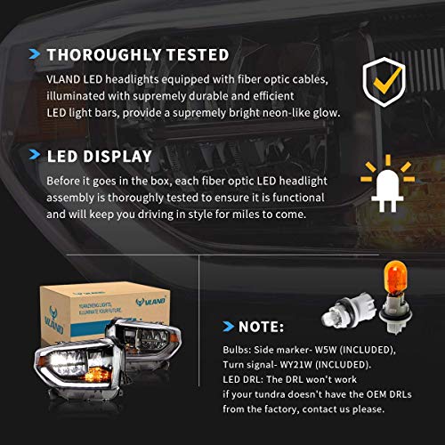 Projector Led Headlights with Sequential Turn Signal S590021